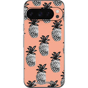 Bouffants and Broken Hearts Gray Scale Pineapple Google Pixel 10 Pro XL Skin