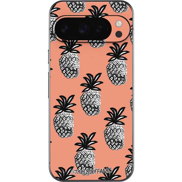 Bouffants and Broken Hearts Gray Scale Pineapple Google Pixel 10 Pro XL Skin