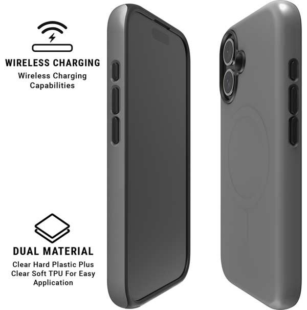 Gray iPhone 16 Plus Magsafe Impact Case