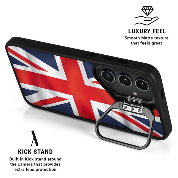 Great Britain Flag Galaxy S26 Plus Kickstand Case