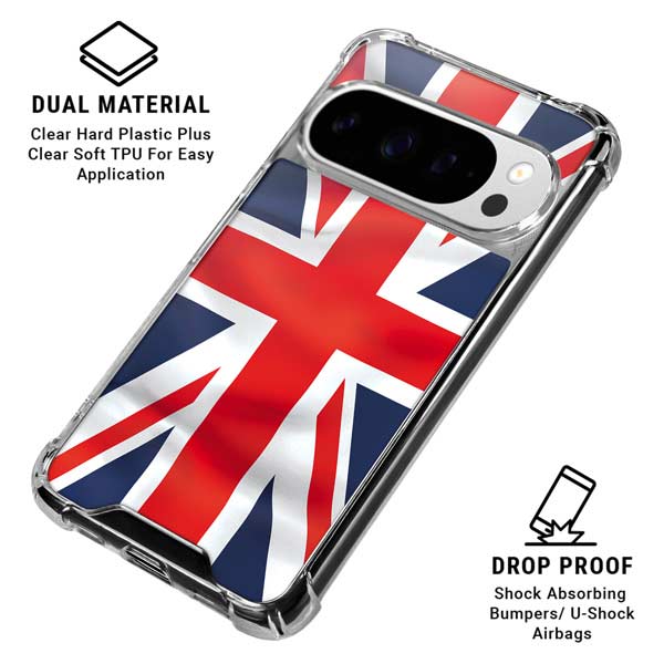 Great Britain Flag Google Pixel 10 Pro Clear Case