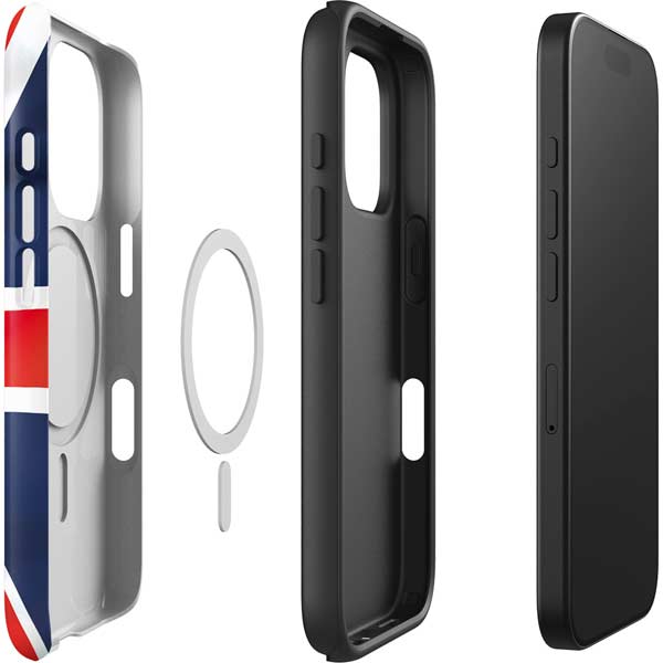 Great Britain Flag iPhone 16 Pro Max Magsafe Impact Case