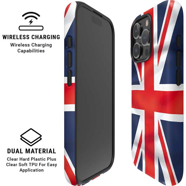 Great Britain Flag iPhone 16 Pro Max Magsafe Impact Case