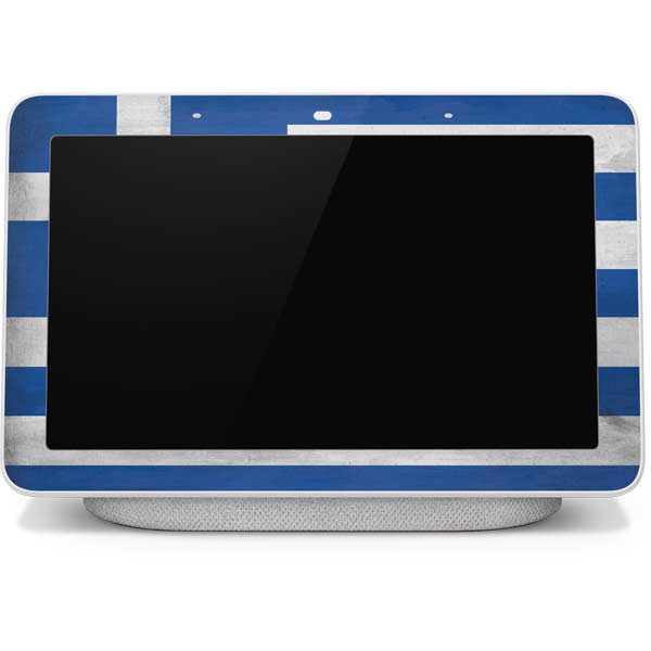 Greece Flag Distressed Google Home Hub Skin