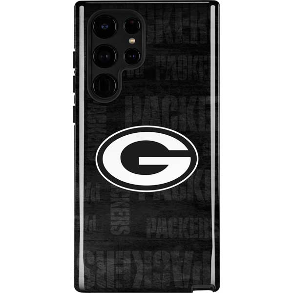 NFL Green Bay Packers Black & White Galaxy S25 Ultra Impact Case