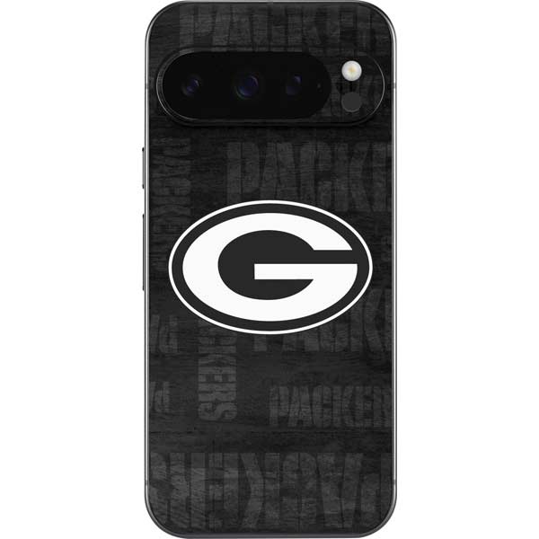 NFL Green Bay Packers Black & White Google Pixel 10 Pro XL Skin