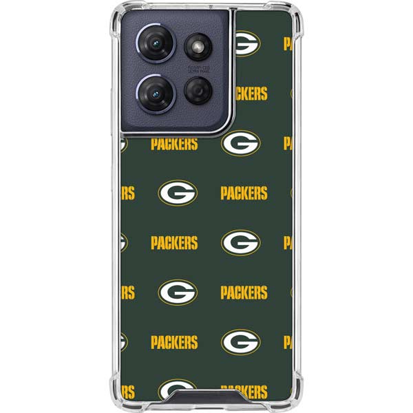NFL Green Bay Packers Blitz Series Moto G Play 5G (2025) Clear Case