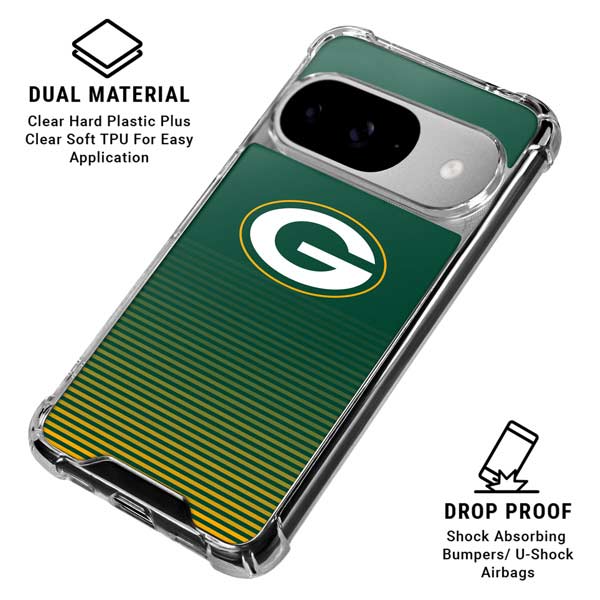 NFL Green Bay Packers Breakaway Google Pixel 10 Clear Case