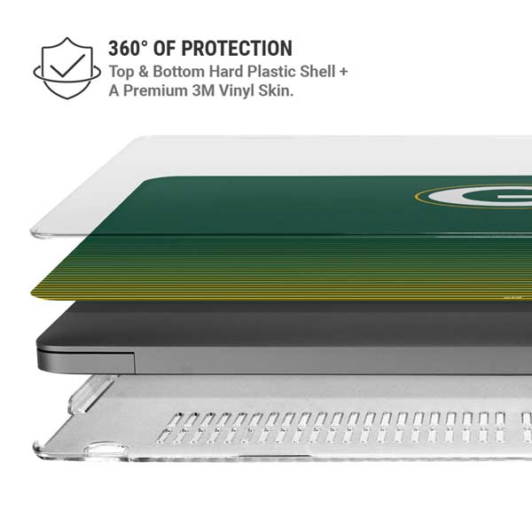 NFL Green Bay Packers Breakaway MacBook Pro 14in (2021-24) Case plus Skin