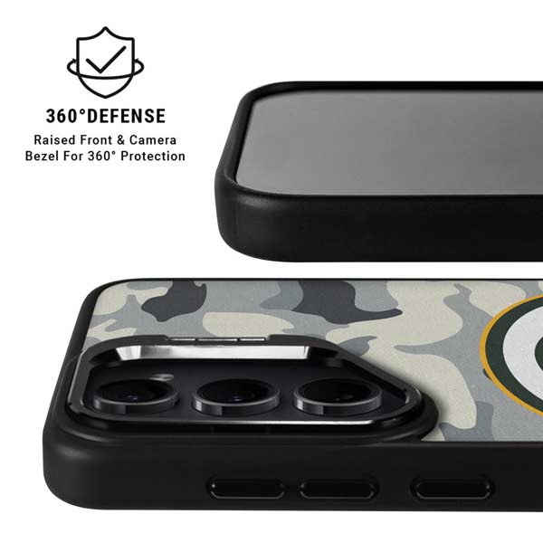 NFL Green Bay Packers Camo Galaxy S26 Ultra Kickstand Case
