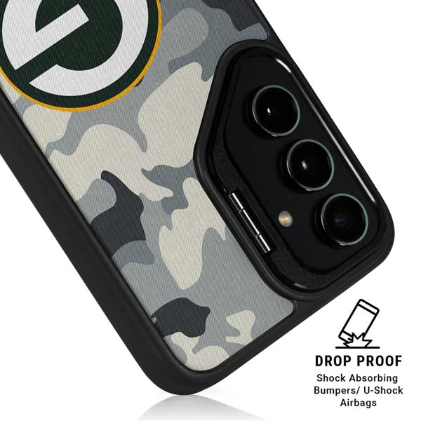 NFL Green Bay Packers Camo Galaxy S26 Ultra Kickstand Case