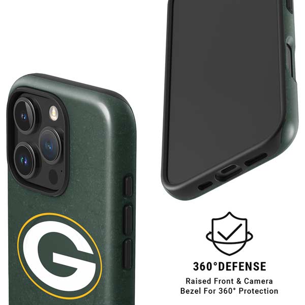 NFL Green Bay Packers Distressed iPhone 16 Pro Max Magsafe Impact Case