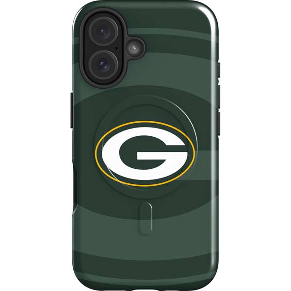 NFL Green Bay Packers Double Vision iPhone 16 Magsafe Impact Case