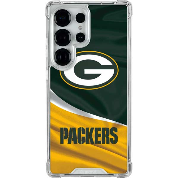 NFL Green Bay Packers Galaxy S25 Ultra Clear Case