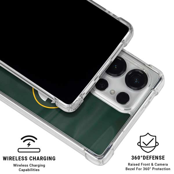 NFL Green Bay Packers Galaxy S25 Ultra Clear Case