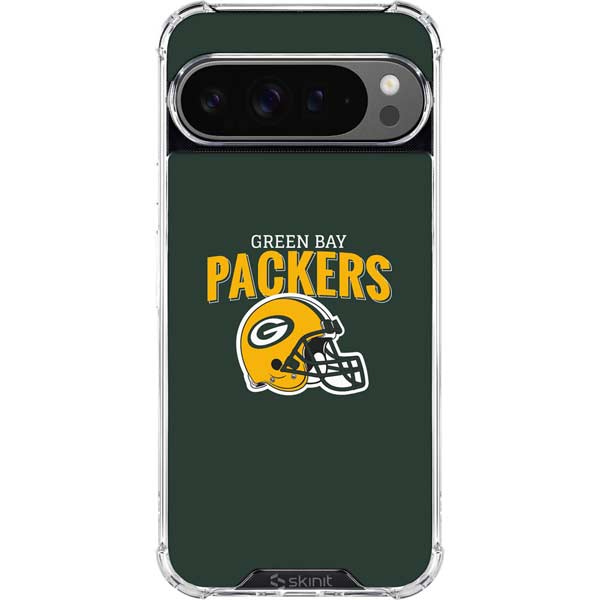 NFL Green Bay Packers Helmet Google Pixel 10 Pro Clear Case