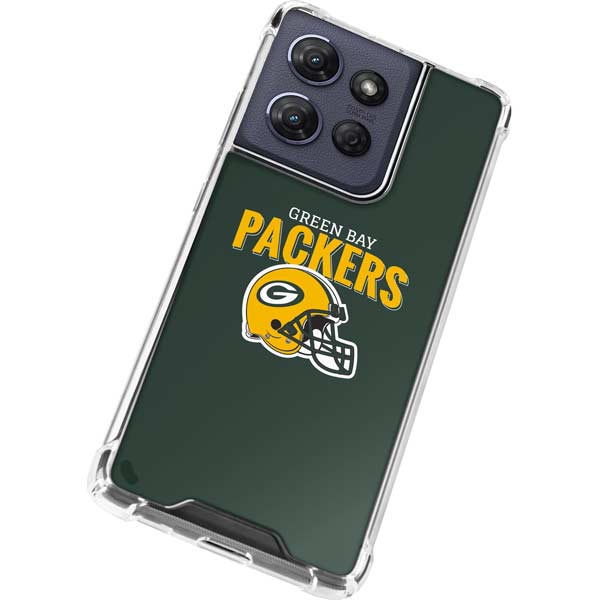 NFL Green Bay Packers Helmet Moto G Power 5G (2025) Clear Case