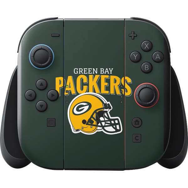 NFL Green Bay Packers Helmet Nintendo Switch 2 (2025) with Joy-Con Skin