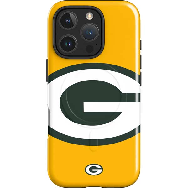 NFL Green Bay Packers Large Logo iPhone 16 Pro Magsafe Impact Case