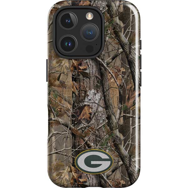 NFL Green Bay Packers Realtree AP Camo iPhone 16 Pro Magsafe Impact Case