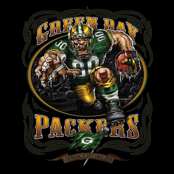 Liquid Blue NFL Green Bay Packers Running Back iPhone XS Pro Case
