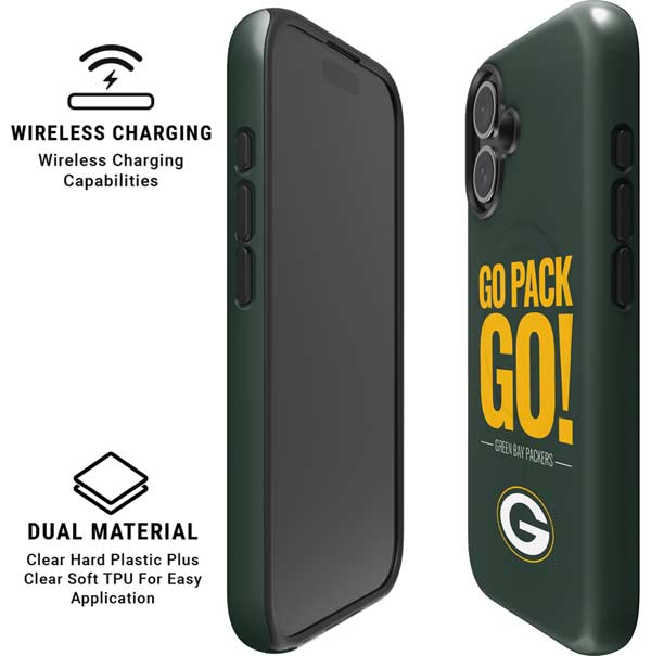 NFL Green Bay Packers Team Motto iPhone 16 Magsafe Impact Case