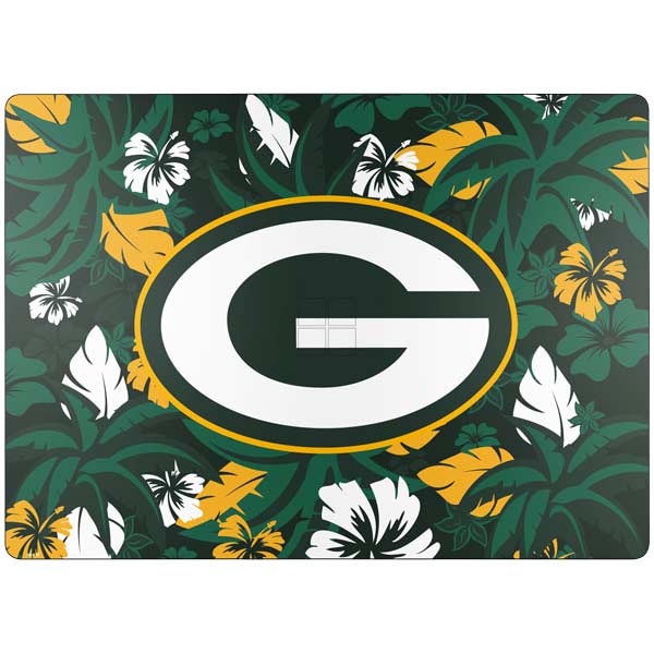 NFL Green Bay Packers Tropical Print Surface Laptop 7 13.8in Skin