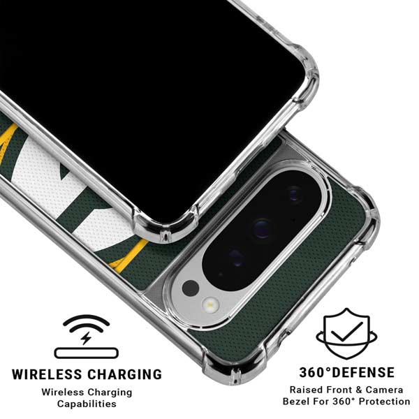 NFL Green Bay Packers Zone Block Google Pixel 10 Pro Clear Case