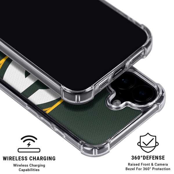 NFL Green Bay Packers Zone Block iPhone 17 Clear Case