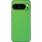 Green Carbon Fiber Specialty Texture Material Google Pixel 10 Pro XL Skin