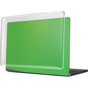 Green Carbon Fiber Specialty Texture Material MacBook Pro 14in (2021-24) Case plus Skin