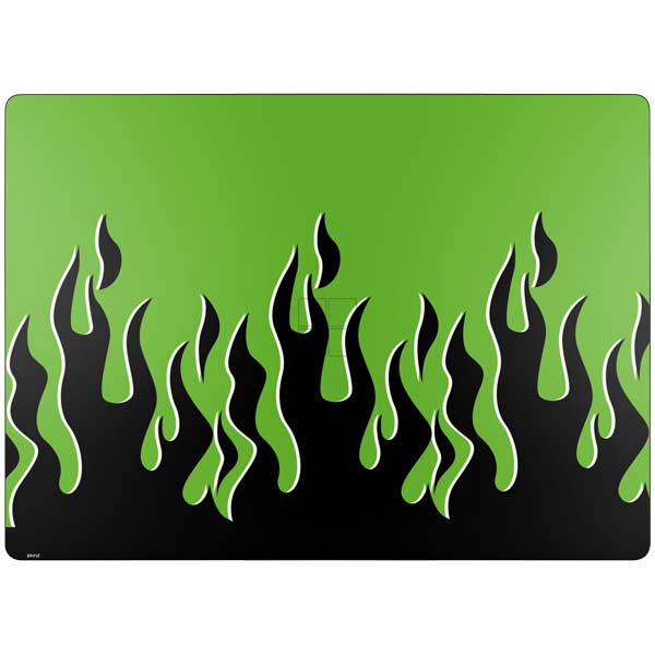 Green Flames Surface Laptop 7 15in Skin