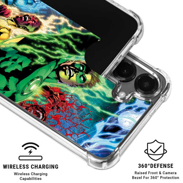 DC Comics Green Lantern Blackest Night Art work by Ivan Reis Galaxy S26 Clear Case