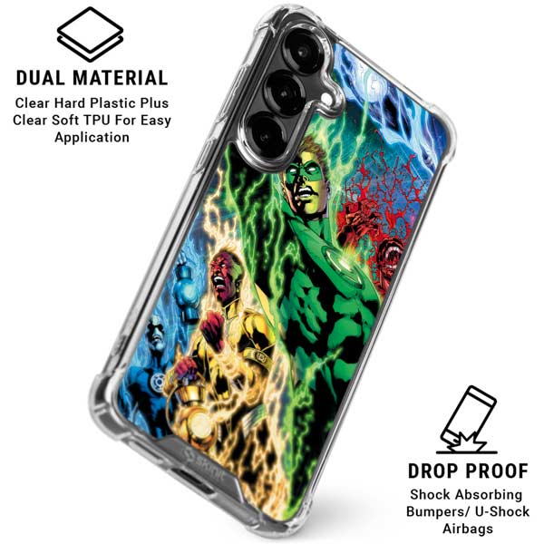 DC Comics Green Lantern Blackest Night Art work by Ivan Reis Galaxy S26 Clear Case