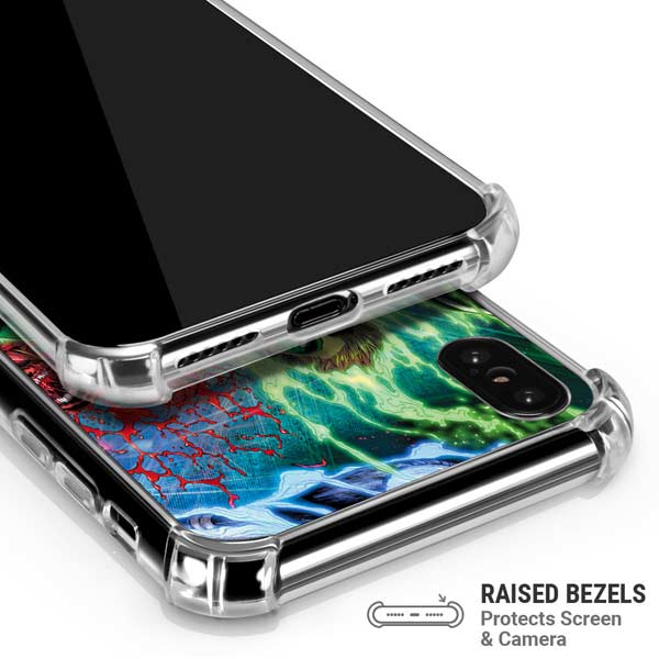 DC Comics Green Lantern Blackest Night Art work by Ivan Reis iPhone X/XS Clear Case