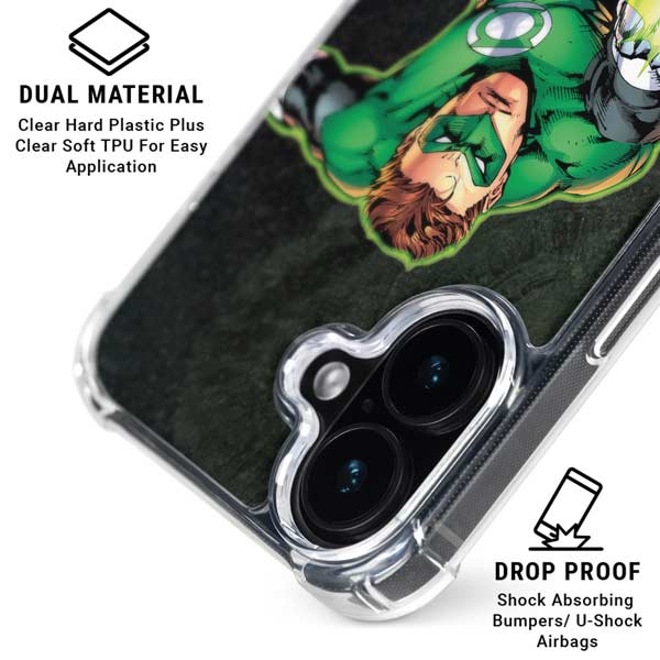 DC Comics Green Lantern Portrait Art by Jim Lee iPhone 17 Clear Case