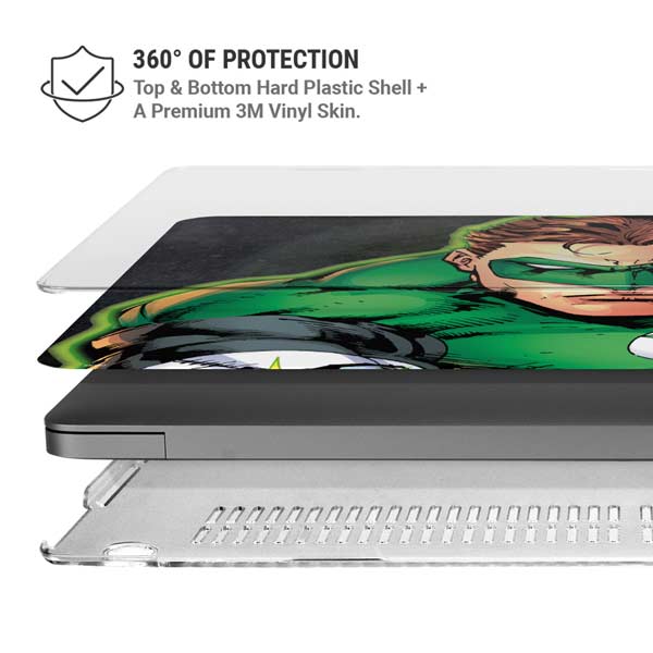 DC Comics Green Lantern Portrait Art by Jim Lee MacBook Pro 14in (2021-24) Case plus Skin