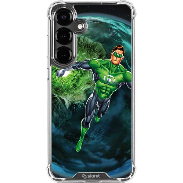 DC Comics Green Lantern Action Pose in Space Galaxy S26 Plus Clear Case