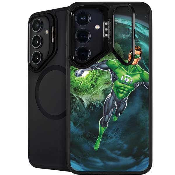 DC Comics Green Lantern Action Pose in Space Galaxy S26 Plus Kickstand Case