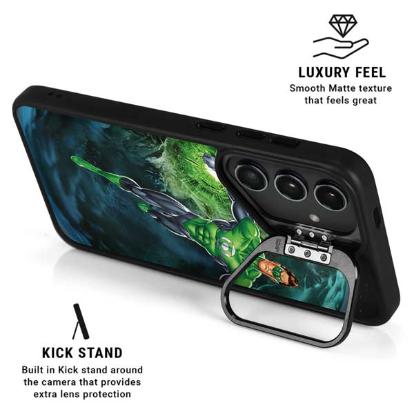 DC Comics Green Lantern Action Pose in Space Galaxy S26 Plus Kickstand Case