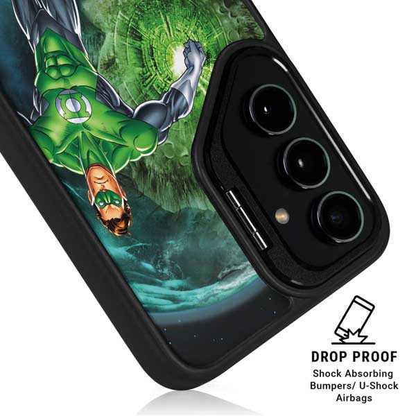 DC Comics Green Lantern Action Pose in Space Galaxy S26 Plus Kickstand Case