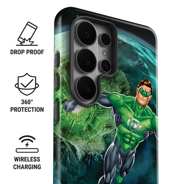 DC Comics Green Lantern Action Pose in Space Galaxy S26 Ultra Impact Case