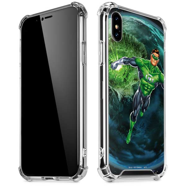 DC Comics Green Lantern Action Pose in Space iPhone X/XS Clear Case