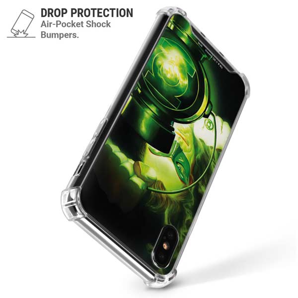 DC Comics Green Lantern Portrait Art By Alex Ross iPhone X/XS Clear Case