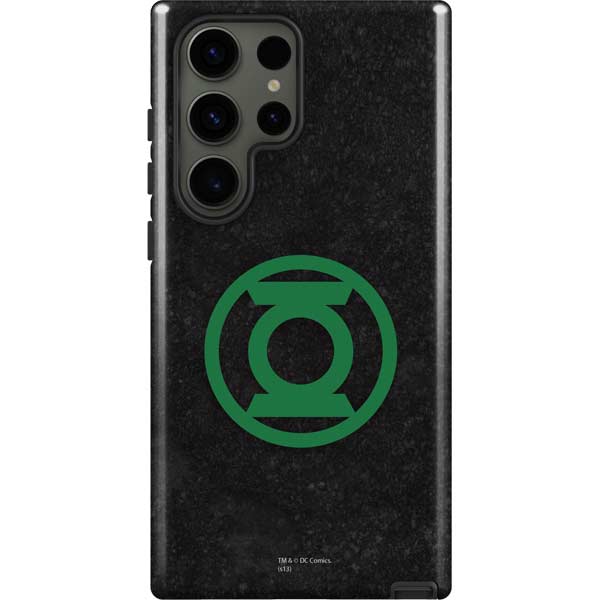 DC Comics Green Lantern Logo Black Background Galaxy S23 Ultra Pro Case