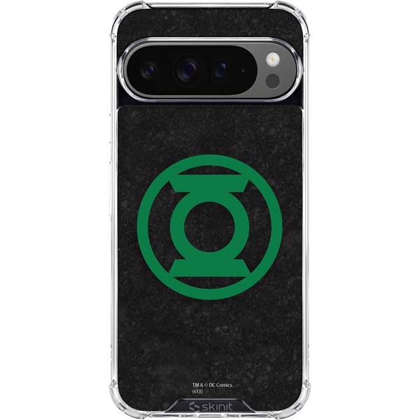 DC Comics Green Lantern Logo Black Background Google Pixel 10 Pro Clear Case