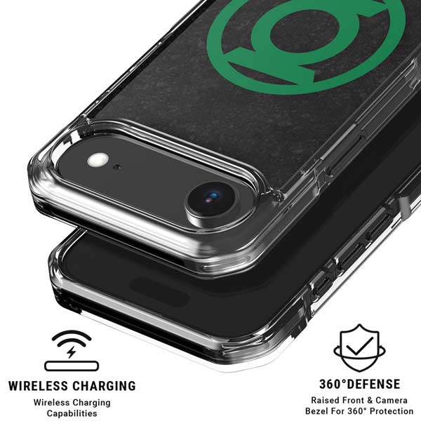 DC Comics Green Lantern Logo Black Background iPhone 17 Air Clear Case