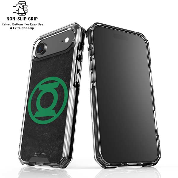 DC Comics Green Lantern Logo Black Background iPhone 17 Air Clear Case