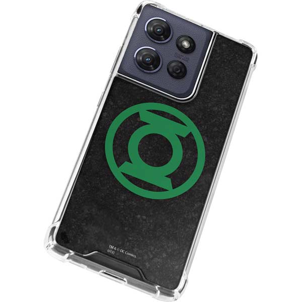 DC Comics Green Lantern Logo Black Background Moto G 5G (2025) Clear Case