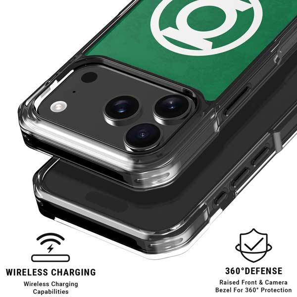 DC Comics Green Lantern Original Logo iPhone 17 Pro Clear Case